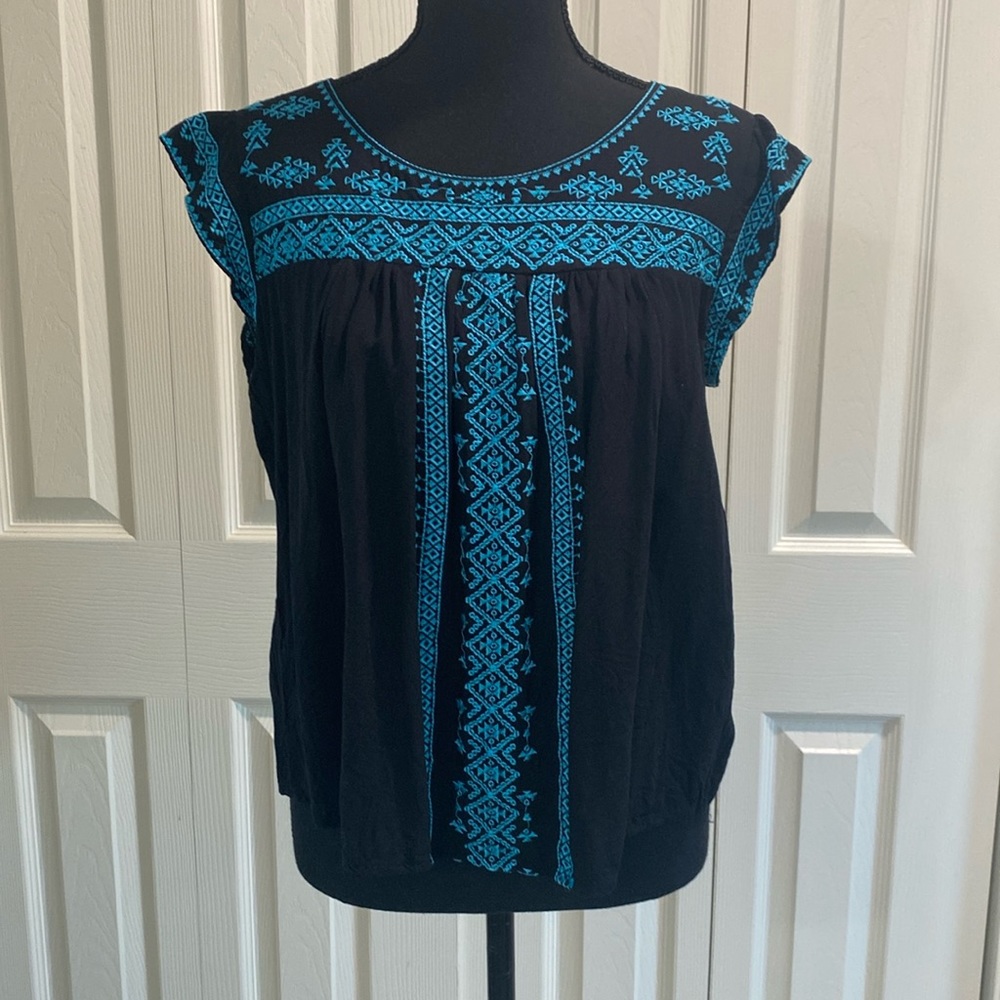Savannah Jane Cap Sleeve Blouse